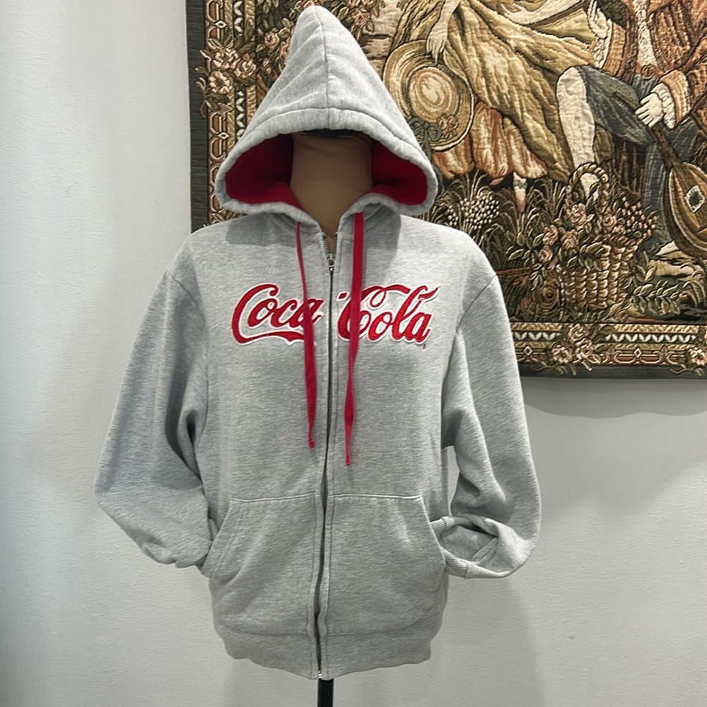 Coca Cola Original Hooded Full‎ Zip Jacket. Size S